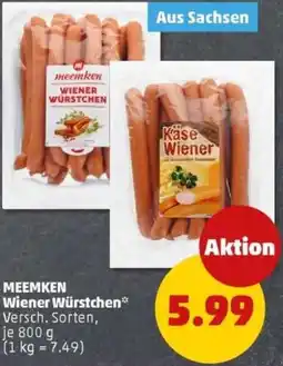 PENNY MEEMKEN Wiener Würstchen Angebot