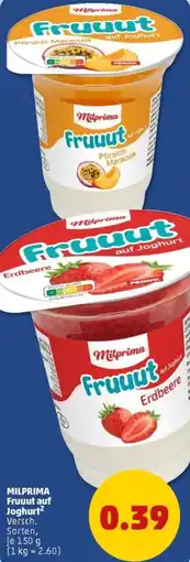PENNY MILPRIMA Fruuut auf Joghurt Angebot