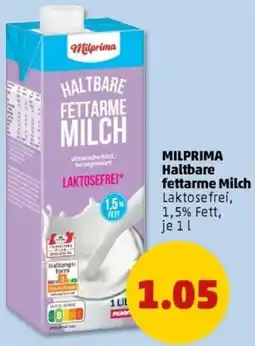 PENNY MILPRIMA Haltbare fettarme Milch Angebot