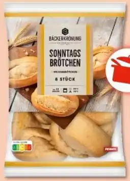 PENNY BÄCKERKRÖNUNG Sonntagsbrötchen Angebot