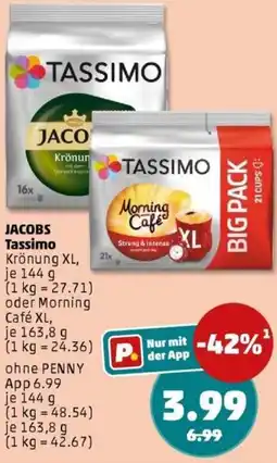 PENNY JACOBS Tassimo Angebot