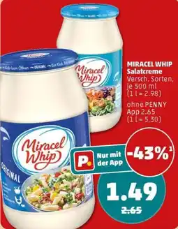 PENNY MIRACEL WHIP Salatcreme Angebot
