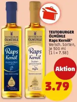 PENNY TEUTOBURGER ÖLMÜHLE Raps Kernöl Angebot