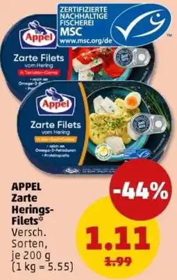PENNY APPEL Zarte Herings Filets Angebot