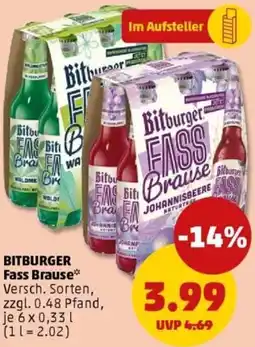 PENNY BITBURGER Fass Brause Angebot
