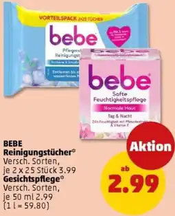 PENNY BEBE Reinigungstücher Gesichtspflege Angebot