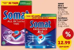 PENNY SOMAT All in 1 Extra Tabs oder Excellence 3 in 1 Caps Angebot