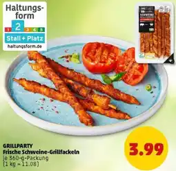 PENNY GRILLPARTY Frische Schweine-Grillfackeln Angebot
