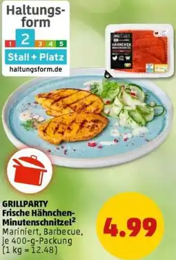 PENNY GRILLPARTY Frische Hähnchen Minutenschnitzel Angebot