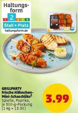 PENNY GRILLPARTY Frische Hähnchen Mini-Schaschliks Angebot