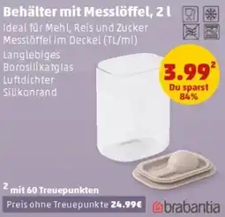 PENNY brabantia Behälter mit Messlöffel Angebot