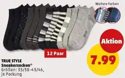 PENNY TRUE STYLE Sneakersocken Angebot