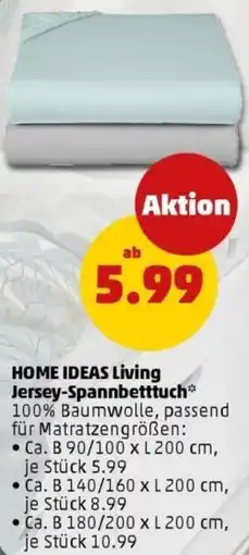 PENNY HOME IDEAS Living Jersey-Spannbetttuch Angebot
