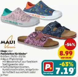 PENNY MAUI SPORTS Clogs oder Pantoletten für Kinder Angebot