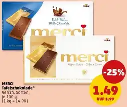 PENNY MERCI Tafelschokolade Angebot