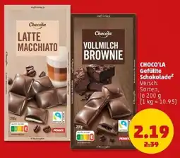 PENNY CHOCO'LA Gefüllte Schokolade Angebot