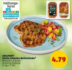 PENNY Grillparty frische schweine-nackensteaks Angebot