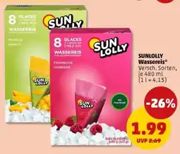 PENNY SUNLOLLY Wassereis Angebot
