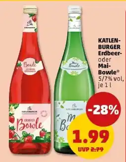 PENNY KATLEN BURGER Erdbeer oder Mai Bowle Angebot