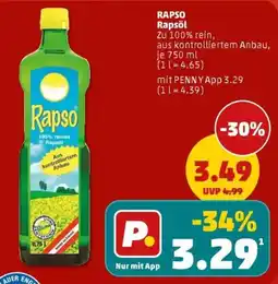 PENNY RAPSO Rapsöl Angebot