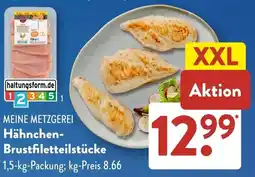 Aldi Süd MEINE METZGEREI Hähnchen Brustfiletteilstücke Angebot