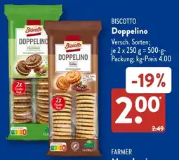 Aldi Süd Biscotto doppelino Angebot