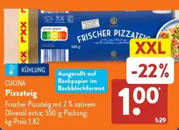 Aldi Süd CUCINA Pizzateig Angebot