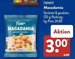 Aldi Süd FARMER Macadamia Angebot