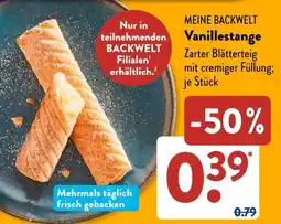 Aldi Süd MEINE BACKWELT Vanillestange Angebot