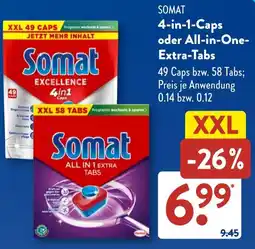 Aldi Süd Somat 4-in-1-Caps oder All-in-One Extra-Tabs Angebot