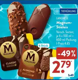 Aldi Süd LANGNESE Magnum Stieleis Angebot