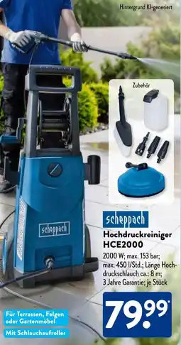 Aldi Süd scheppach Hochdruckreiniger HCE2000 Angebot