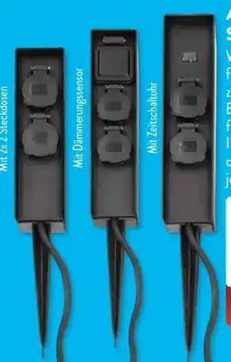 Aldi Süd Workzone Außensteckdosen-Säule Angebot