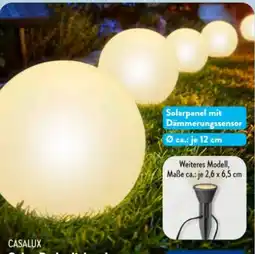 Aldi Süd Casalux Solar-Bodenlichterkette Angebot