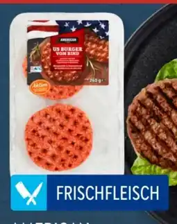 Aldi Süd American US Beef-Burger Angebot