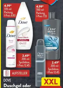 Aldi Süd Dove Duschgel XXL Angebot