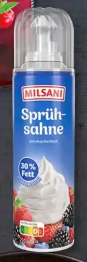 Aldi Süd Milsani Sprühsahne Angebot