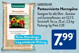 Aldi Süd GARDENLINE Pasteurisierte Hornspäne Angebot