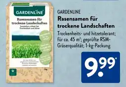 Aldi Süd GARDENLINE Rasensamen für trockene Landschaften Angebot