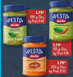 Aldi Süd Barilla Pesto Angebot