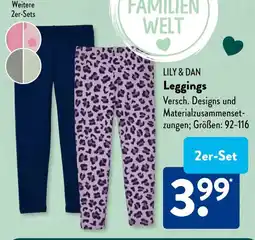 Aldi Süd Lily & dan leggings Angebot