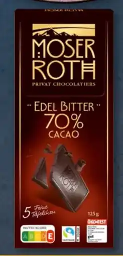 Aldi Süd Moser Roth Edelbitter Schokolade Angebot