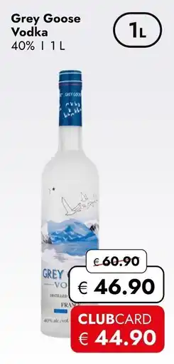 Travel Free Grey Goose Vodka Angebot