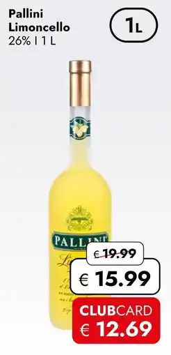 Travel Free Pallini Limoncello Angebot