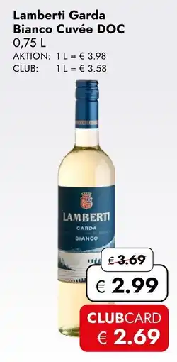 Travel Free Lamberti Garda Bianco Cuvée DOC Angebot
