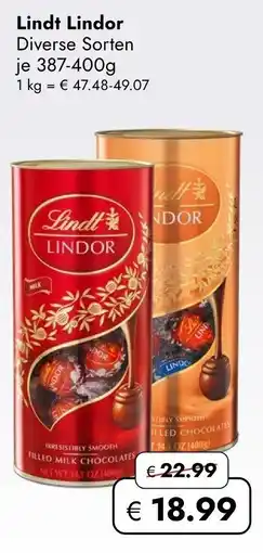Travel Free Lindt Lindor Angebot