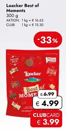 Travel Free Loacker Best of Moments Angebot