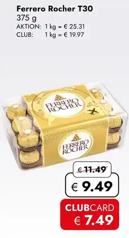 Travel Free Ferrero Rocher T30 Angebot