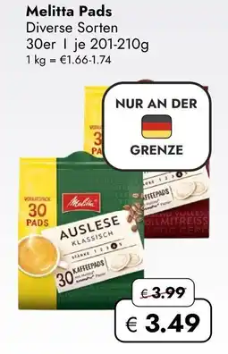 Travel Free Melitta Pads Angebot