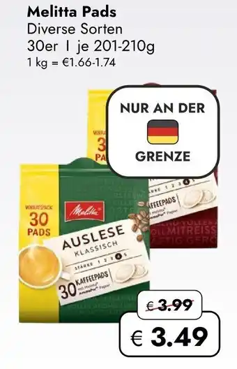 Travel Free Melitta Pads Angebot